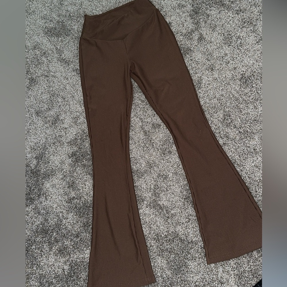 Brown flare pants. Size xs. Worn handful of times.